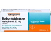 Reisetabletten ratiopharm 20 St Reisetabletten ratiopharm 20 St