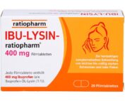 IBU-Lysin ratiopharm 400 mg 20 St IBU-Lysin ratiopharm 400 mg 20 St